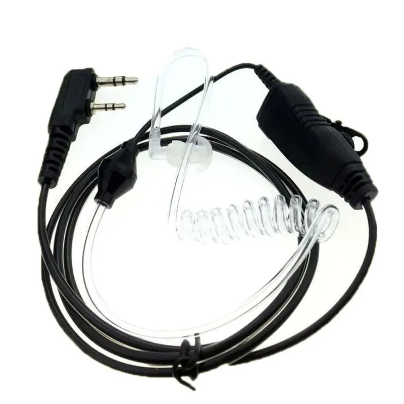3 Pcs2 Pin Акустическая трубка наушник гарнитура микрофон и Ptt Совместимость для Baofeng