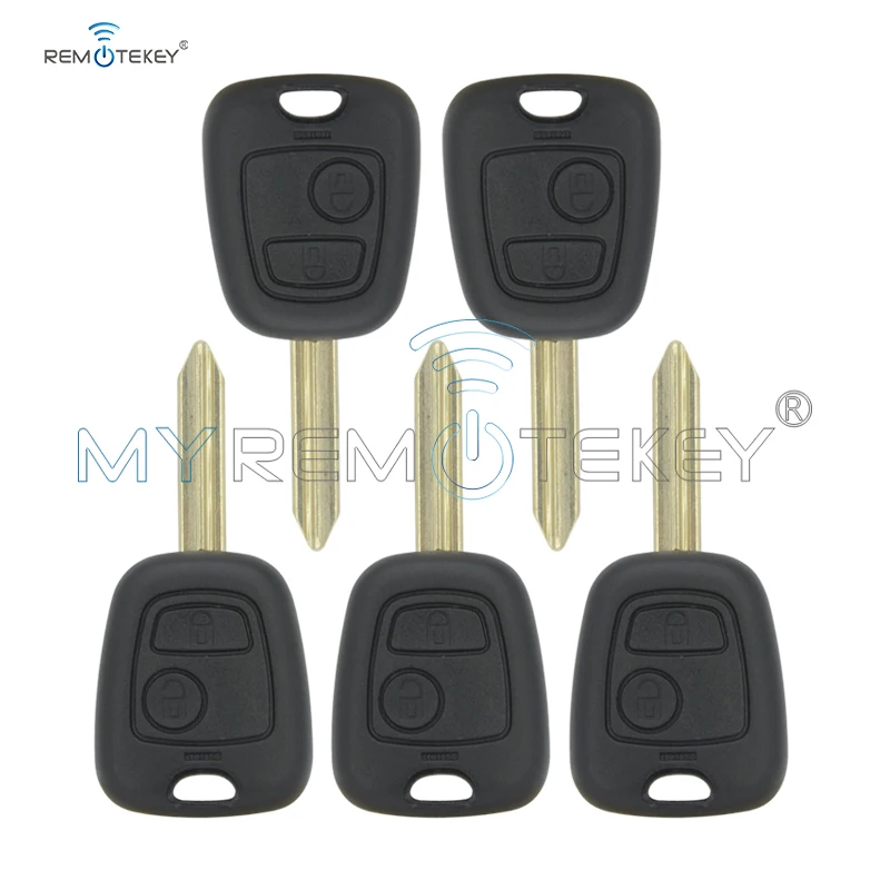 Remtekey 5 шт. для Citroen Xsara Picasso Berlingo 2002 2003 2004 2005 2006 2007 2008 2 кнопки 433 МГц ID46 Электронный