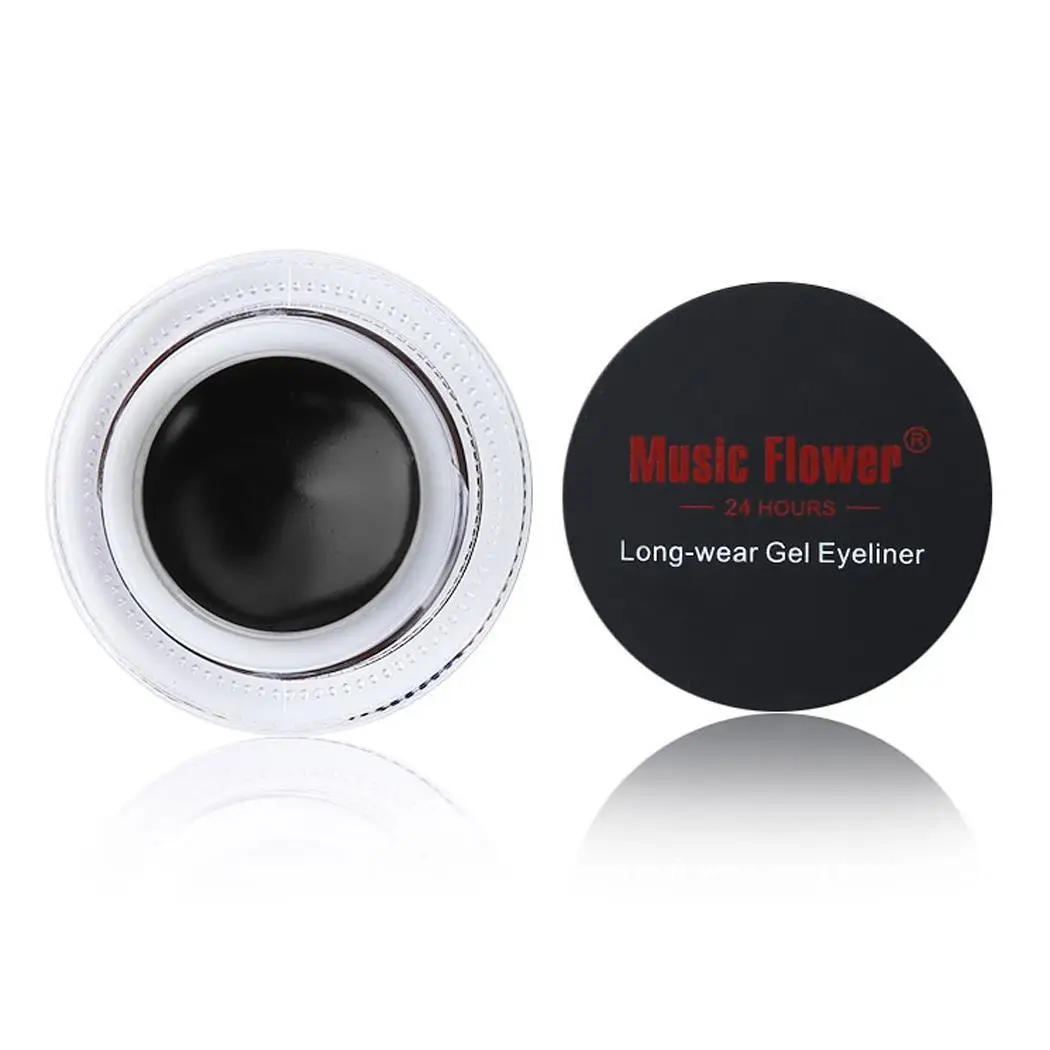 Women Portable Waterproof Lasting Eye Beauty Home Travel Party Casual etc. Eyeliner Cream 3g With Brush |