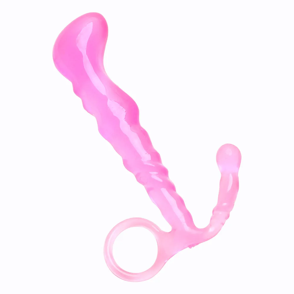 OLO Anal Plug with Pull Ring Colorful Crystal Jewelry S/M/L Prostate Massager Butt Sex Toys for Men Women Adult Products | Красота и