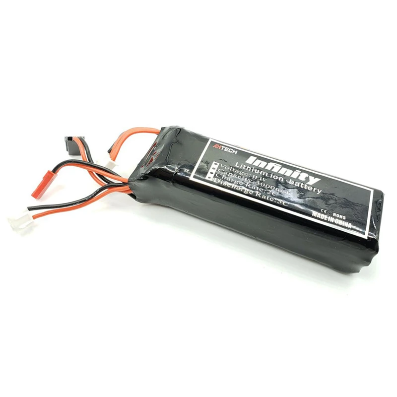 4 шт. AHTECH li-ion 3S 11 1 V 3000mAh 5C батарея для Frsky Taranis X9D радиопередатчик | Игрушки и хобби