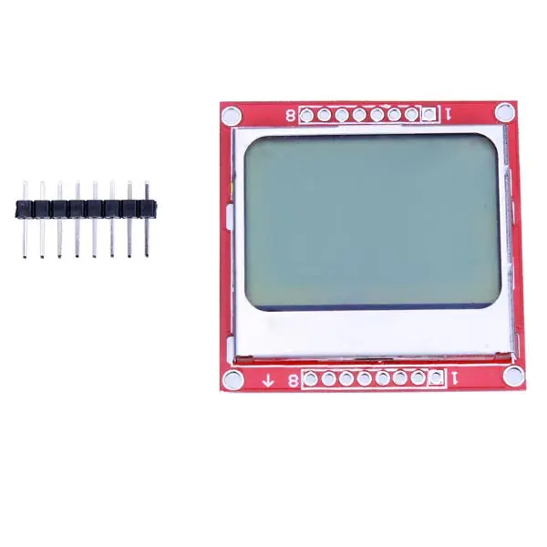 LEORY 5110 84*48 модуль ЖК дисплея с белой подсветкой для Nokia arduino комплект