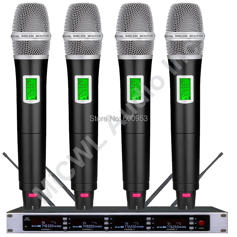 MiCWL SKM9000 4 перезаряжаемая сценическая производительность цифровая Беспроводная