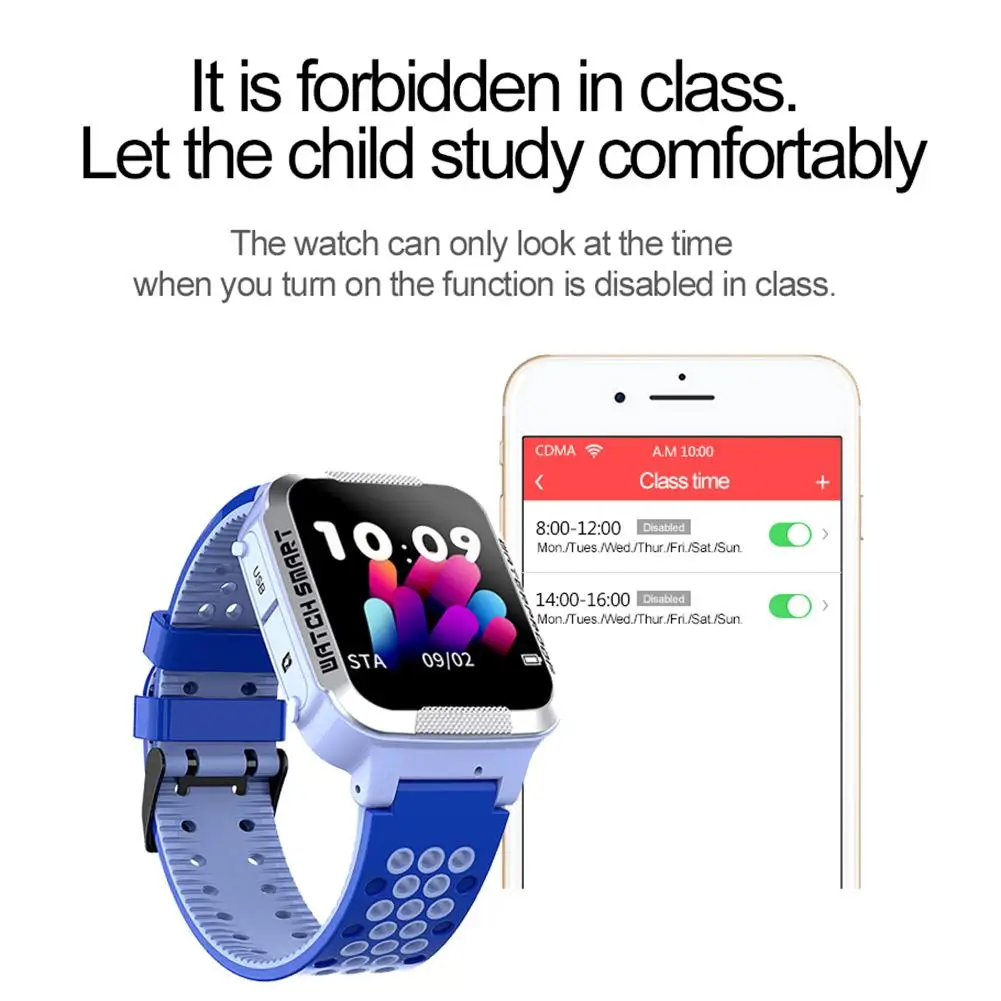 Y38 Детские умные часы Sim карты Цвет сенсорный фунтов позиционирования одним