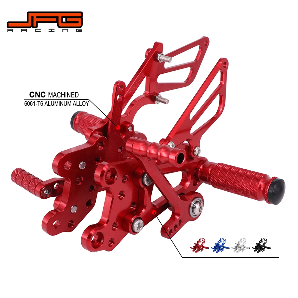 Мотоцикл с ЧПУ Регулируемые подножки педали для автомобиля Rest Rearset HONDA CBR1000RR 2004 2007