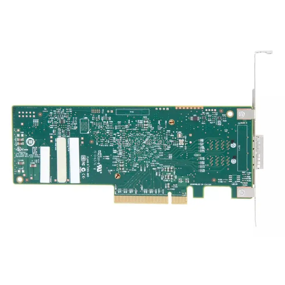 Новый 8-портовый хост-адаптер Broadcom Avago LSI SAS 9300-8E SFF8644 без кэш-памяти HBA PCI-E3.0 x8 карта