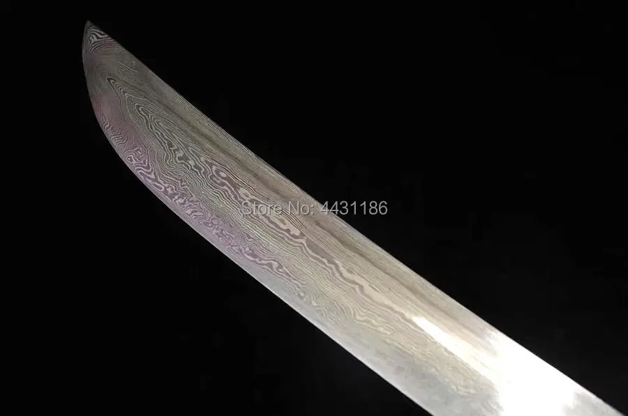 Handmade Chinese KungFu Broadsword Qing Dynasty King Bodyguard Dao Sword Sabre Damascus Folded Steel Sharp Asian Fighting Knife | Дом и сад