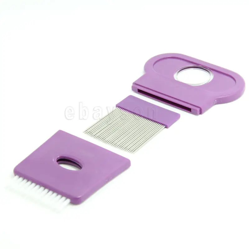 

Многофункциональная расческа для волос из нержавеющей стали с блошиными вшами и зубцами