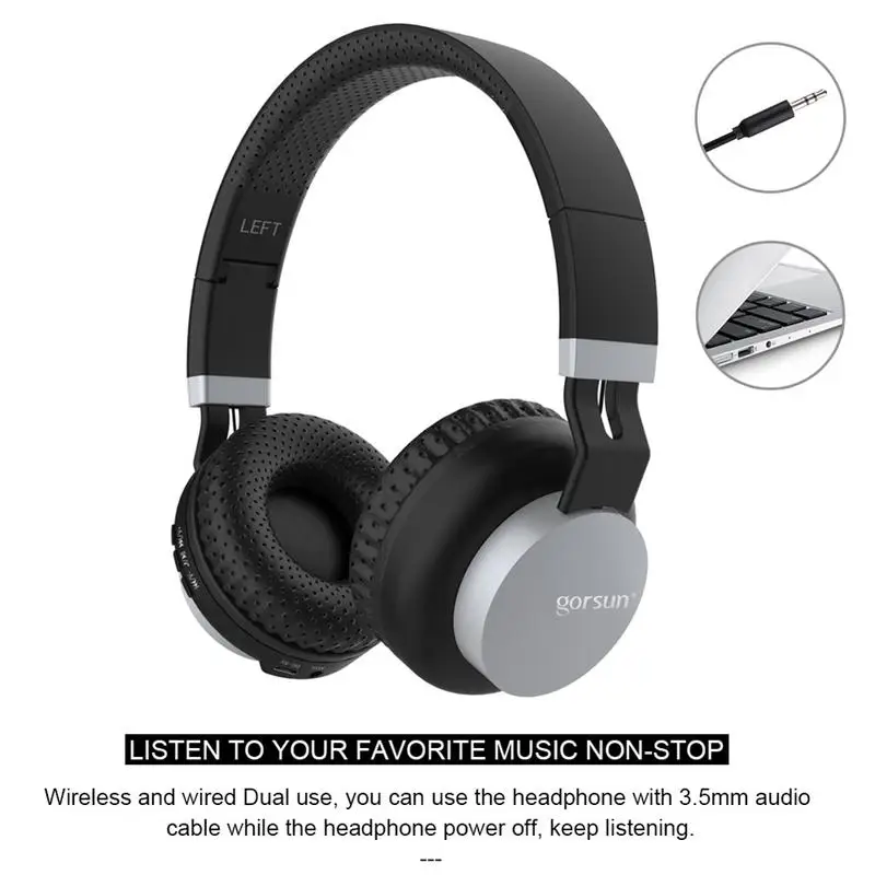 Bluetooth V4.1 Беспроводной гарнитура складное оголовье для Gorsun E89 стерео Surround Sound Gaming