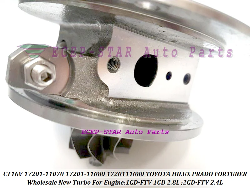 Турбокартридж CHRA CT16V 17201-11070 17201-11080 1720111070 1720111080 для TOYOTA HILUX PRADO FORTUNER 1GD-FTV 1GDFTV 1GD 2.8L |