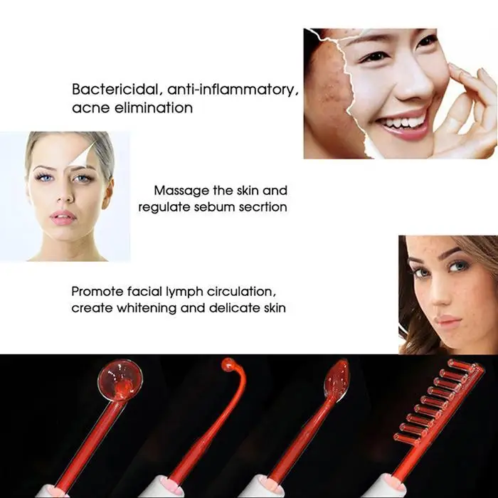 Portable Handheld High Frequency Electrotherapy Beauty Home Instrument 50-60HZ 110V/220V/240V | Красота и здоровье