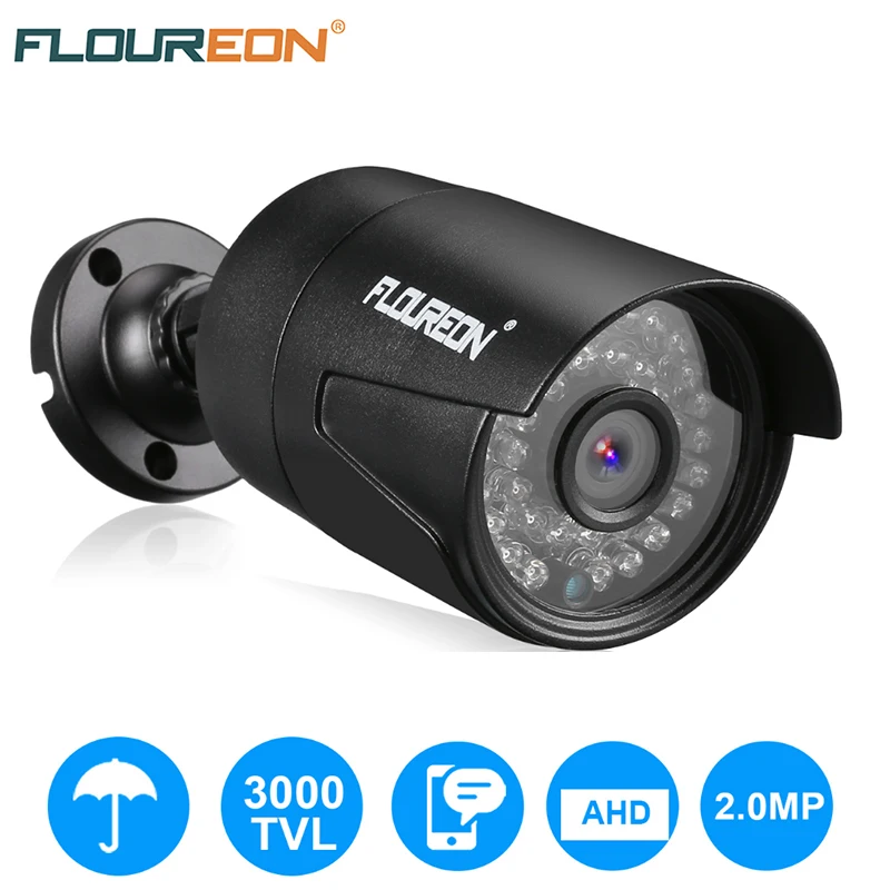 Аналоговая камера 1080P 2.0MP 3000TVL NTSC/PAL Водонепроницаемая CCTV AHD DVR ночного видения