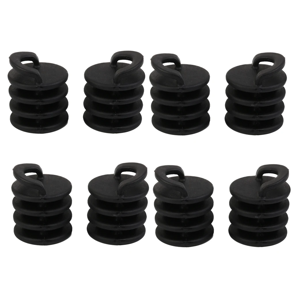 

Marine 8pcs Kayak Boat S Scupper Stopper Bungs Drain Holes Plugs Accessory for Inflatable Fishing Boat Yacht Stopper Replacement