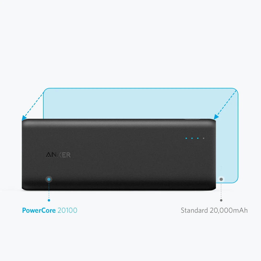 Внешний аккумулятор Anker PowerCore External Battery 20100mAh usb microUSB портативное зарядное