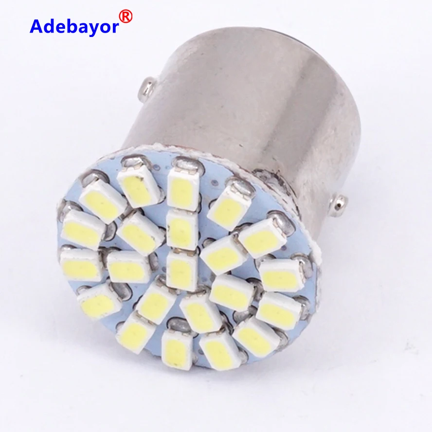 1 шт. S25 P21/5 Вт 1157 BAY15D 22 SMD 1206 3020 Светодиодный 22SMD автомобильный указатель поворота