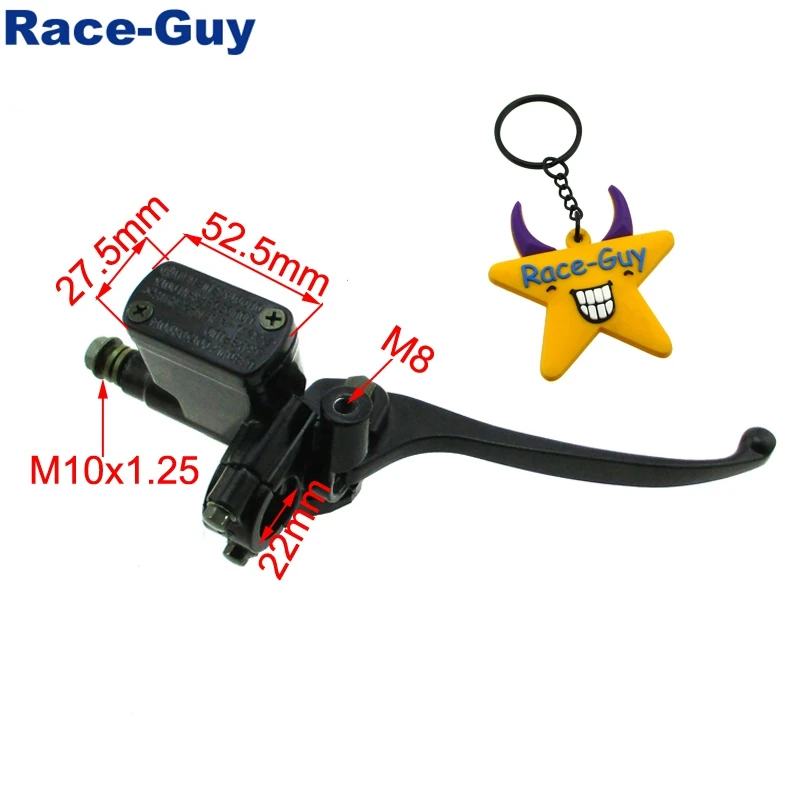 7/8 &quotправый главный тормозной цилиндр для переднего колеса Gy6 50cc 70cc 90cc 110cc 125cc Pit Dirt
