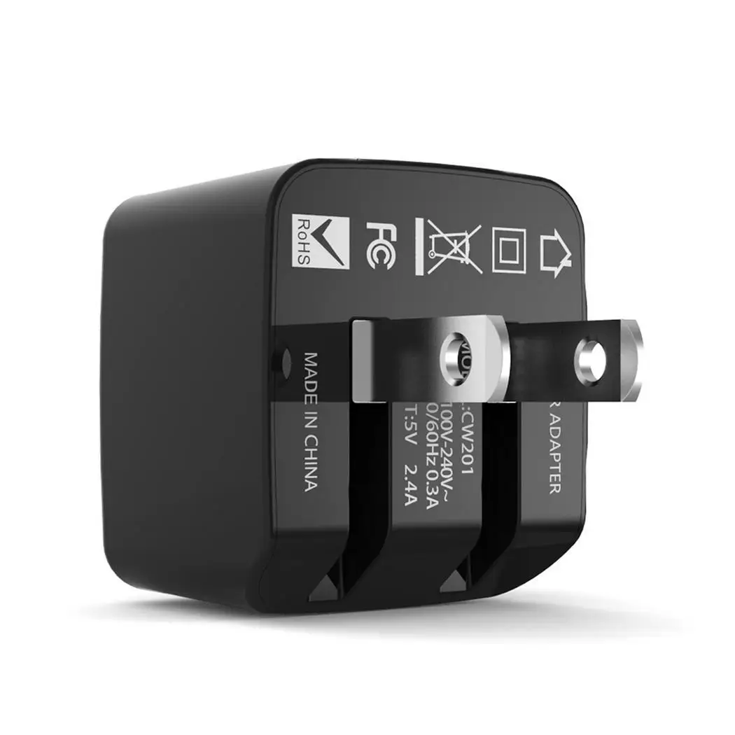 2.4A USB зарядное устройство 12 Вт двойная стена в любом месте вам нужно 5 В для 100 240