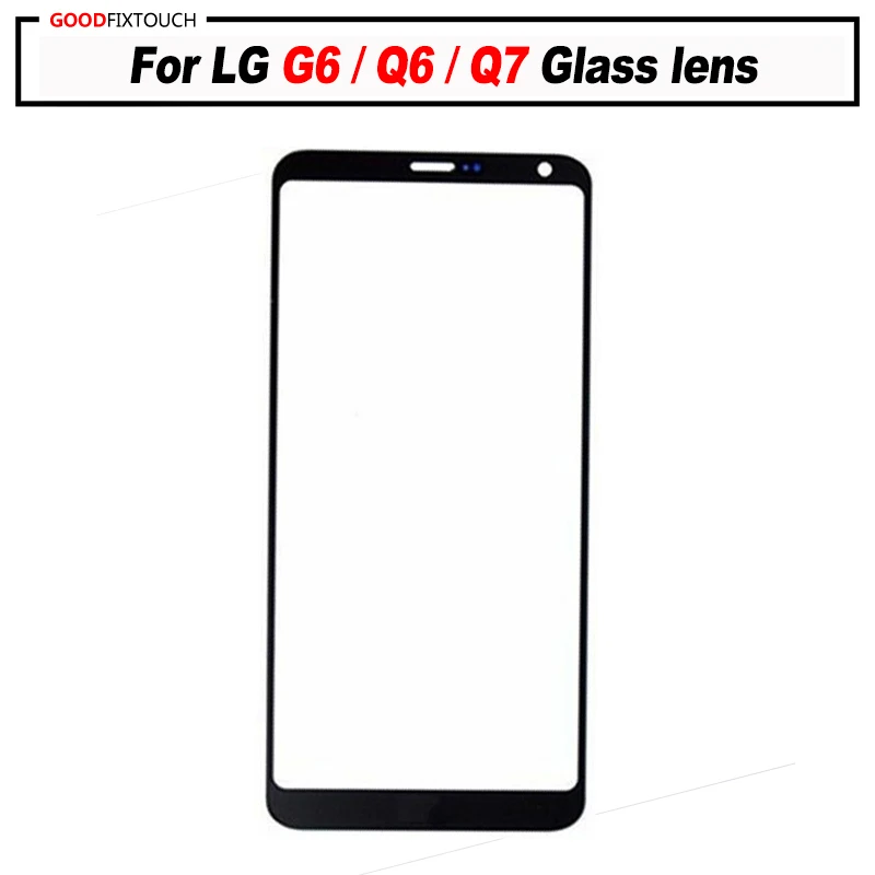 Для LG G6/Q6 /Q7 ЖК внешняя панель экрана Сенсорное Переднее стекло объектив дисплей