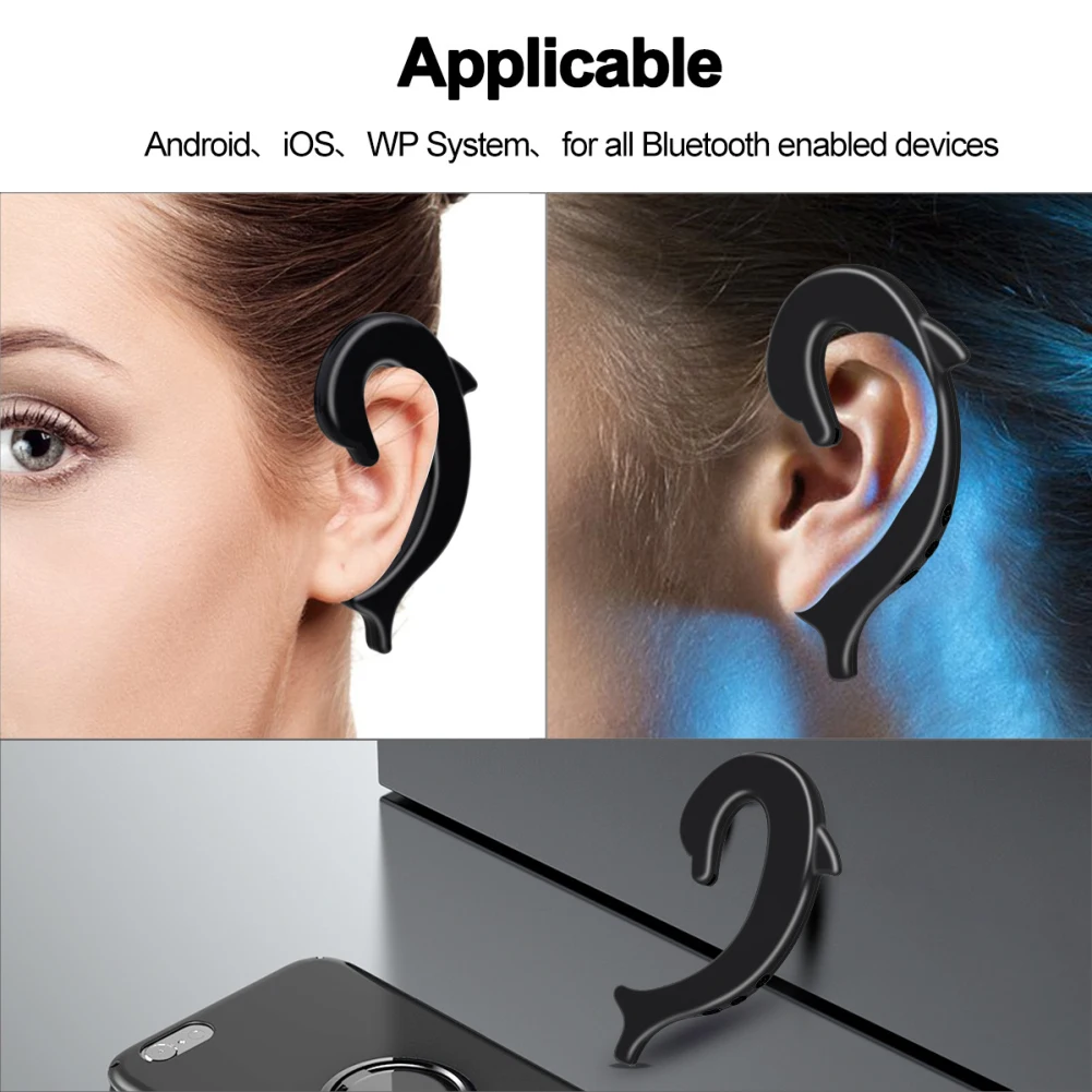 Беспроводные наушники Bluetooth крючок безболезненная гарнитура спортивные