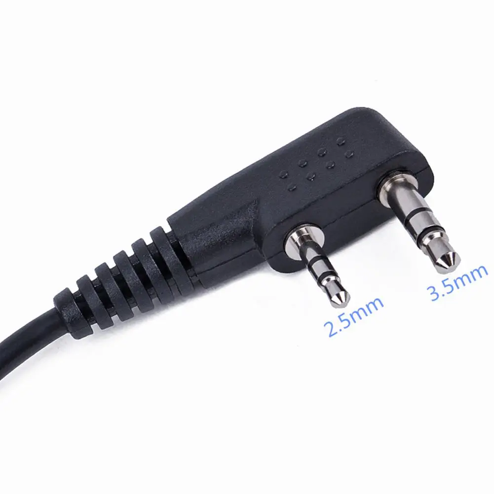 2 Pin 3 5 мм/2 мм уха Бар динамик микрофон PTT иди и болтай Walkie Talkie гарнитура для Kenwood