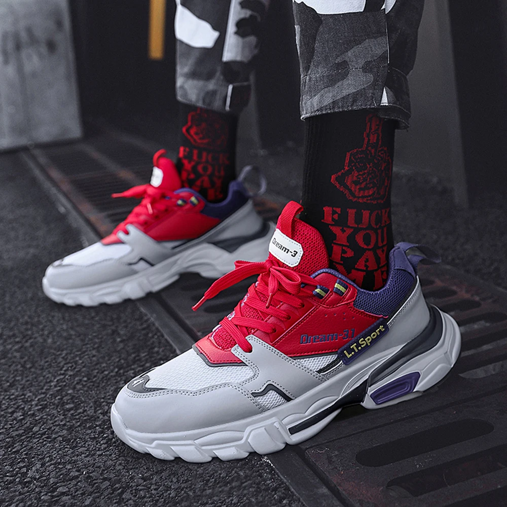 2019 New large size wear leisure sneakers men Breathable Light Running shoes chaussure homme Lightweight Tenis Walking | Обувь