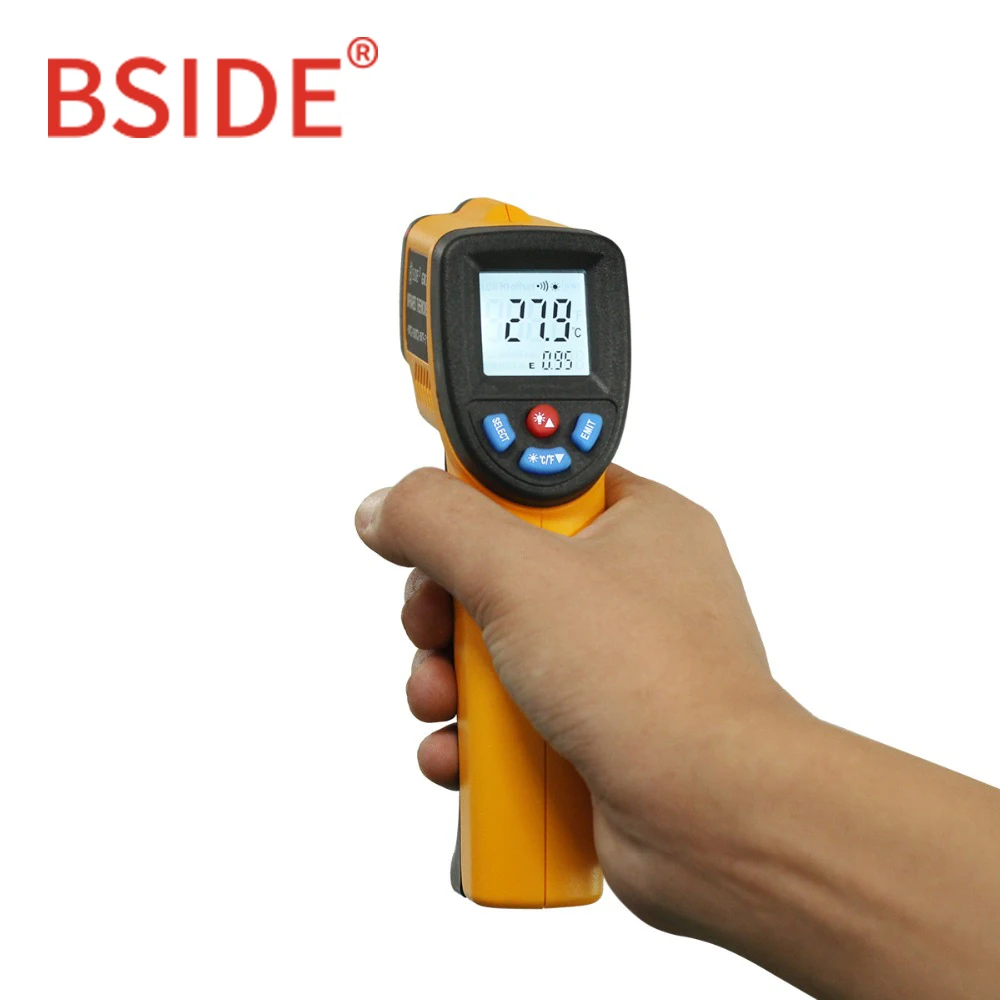 Новый ЖК цифровой ИК инфракрасный термометр пирометр BSIDE GM320 измеритель