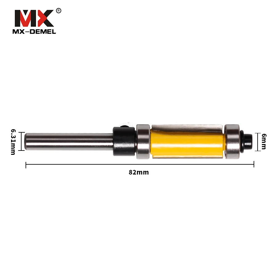 Pattern/Flush Trim Router Bit 2-1/2" Cutter Top & Bottom Bearing 37 orders | Инструменты