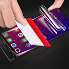 Мягкая защитная пленка для экрана Samsung Galaxy S8, S9, S10 Plus, Note 8, 9, A7, A8, M10, Гидрогелевая защитная пленка, не стекло