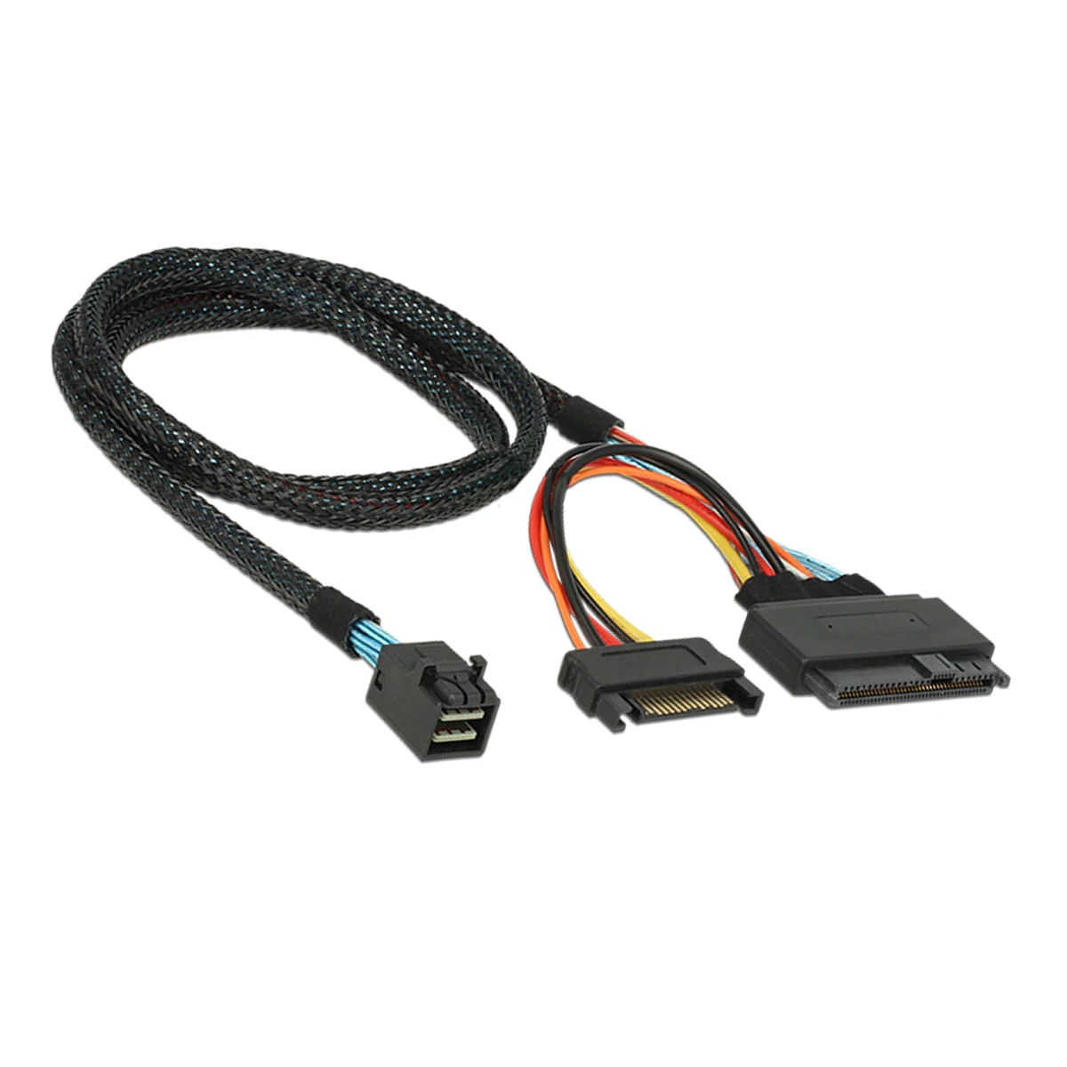 

CY Xiwai U.2 U2 SFF-8639 NVME PCIe SSD Cable for M.2 SFF-8643 Mini SAS HD Mainboard Intel SSD 750 p3600 p3700