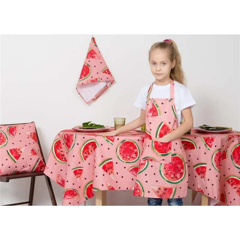 Фартук детский Этель Арбузы 46×60 см репс пл. 130 г/м² 100% хлопок|Фартуки| |
