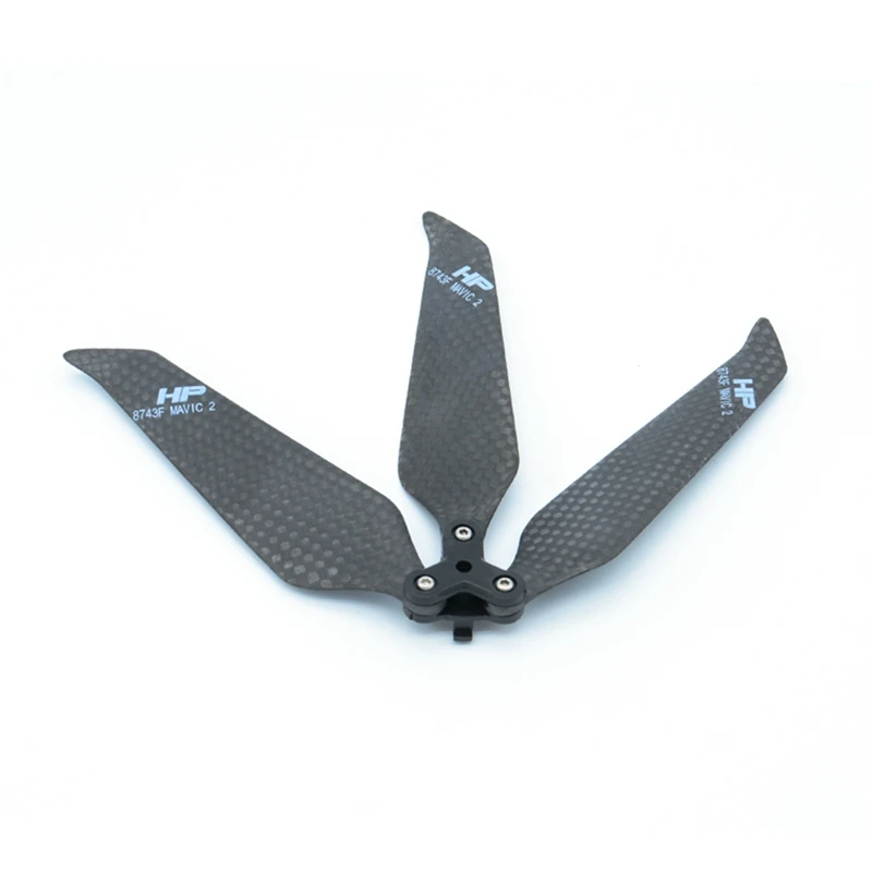 4 шт. hobbyporter 8743F из углеродного волокна с 3-мя лезвиями складной пропеллер для DJI Mavic Pro/Air 2/Pro/зум дрона с дистанционным управлением
