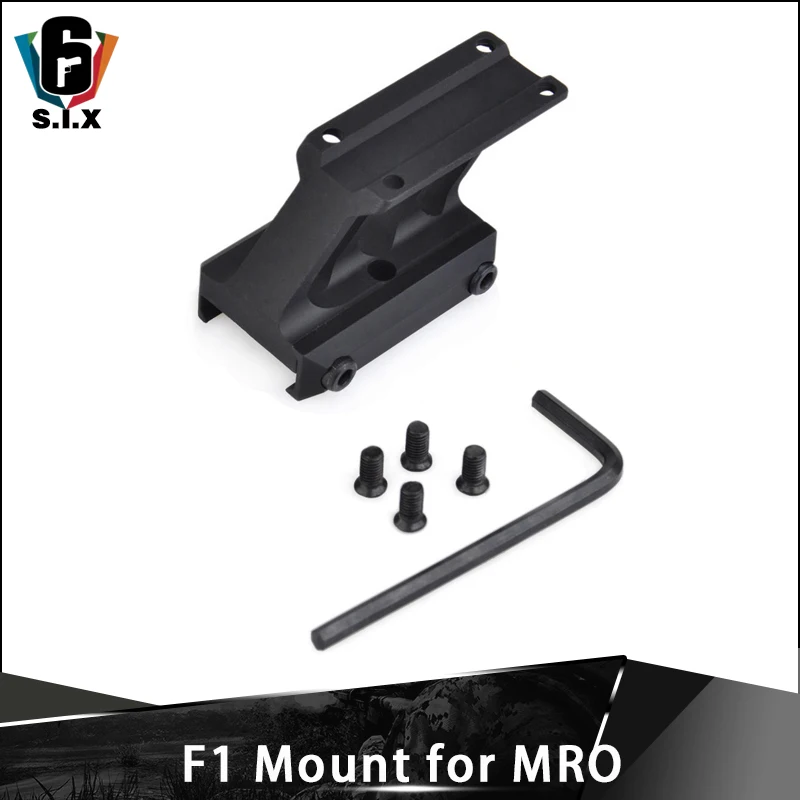 

F1 крепление для MRO Red Dot Black легкий рельс Picatinny 20 мм