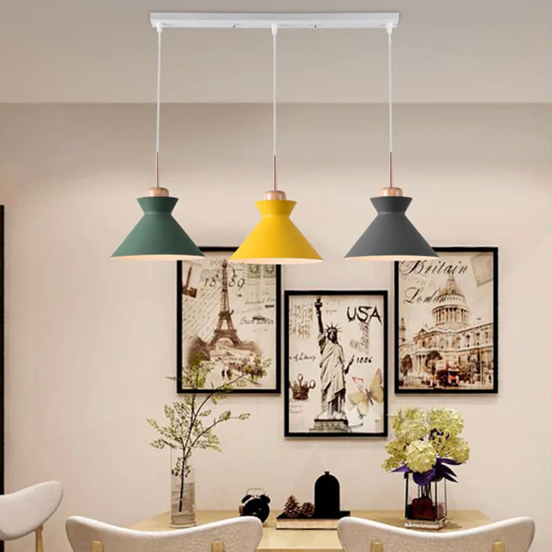 구매 마카 드래곤 북부 샹들리에 포스트 현대 램프 간결한 독창성 아늑한 바 카운터 램프 엔지니어링 단일 헤드 샹들리에