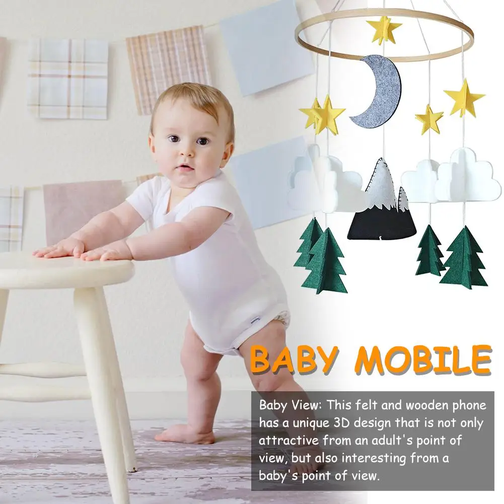 Мультяшный Войлок подвесная подвеска с героем аниме украшение кроватки детская