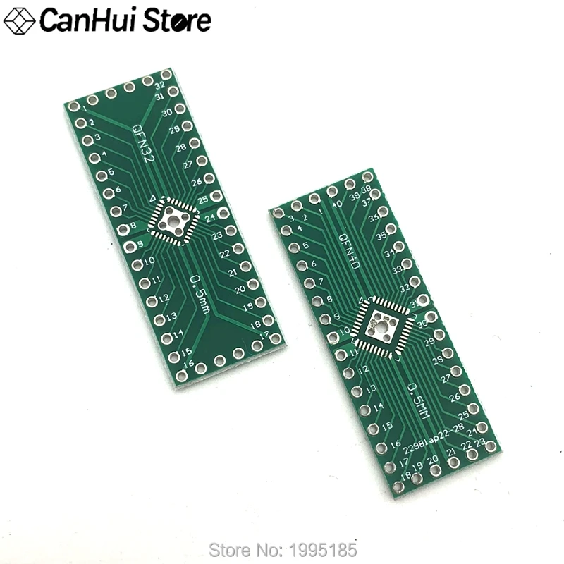 5 шт. QFN32 QFN40 к DIP 32/40 адаптер PCB плата конвертер двухсторонний IC Разъем Адаптера