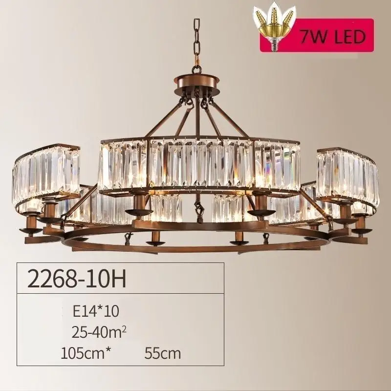 Lustre Para Quarto Crystal Pendelleuchte Lampara De Techo Colgante современный светильник подвесной | Лампы и
