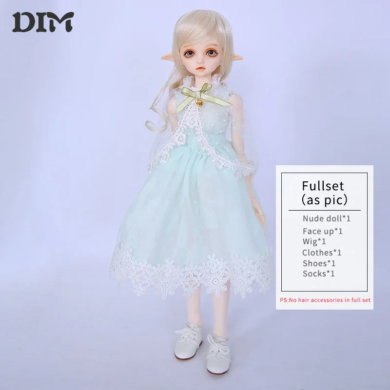 

FreeShipping OUENEIFS Flowne1/4 BJD SD Doll Resin Full Set Package Kit DIM