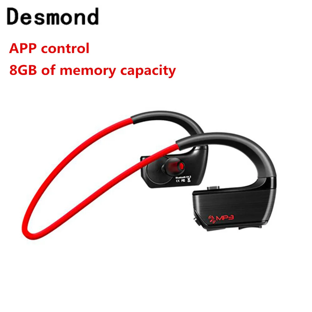 Дезмонд J2 Bluetooth наушники MP3 2 в 1 Встроенная память 8 Гб спортивные