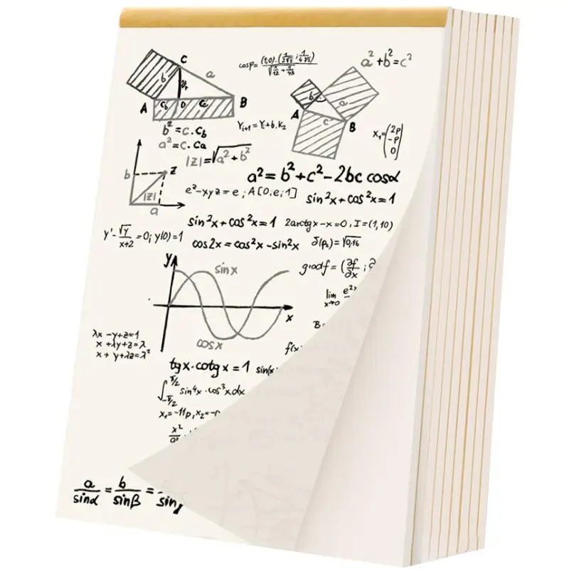 

A4 Notebook Blank Inner Page Graffiti Draft Sketchbook Thickened Beige Paper For Sketching Note Painting 40 Pages