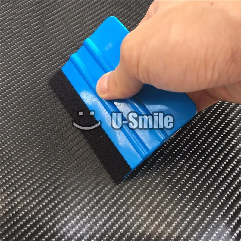 100pcs/Lot Soft Flexible Vinyl Application Tools Felt Squeegee Scraper Car Wrap For Vehicle Wrapping &amp Sign |