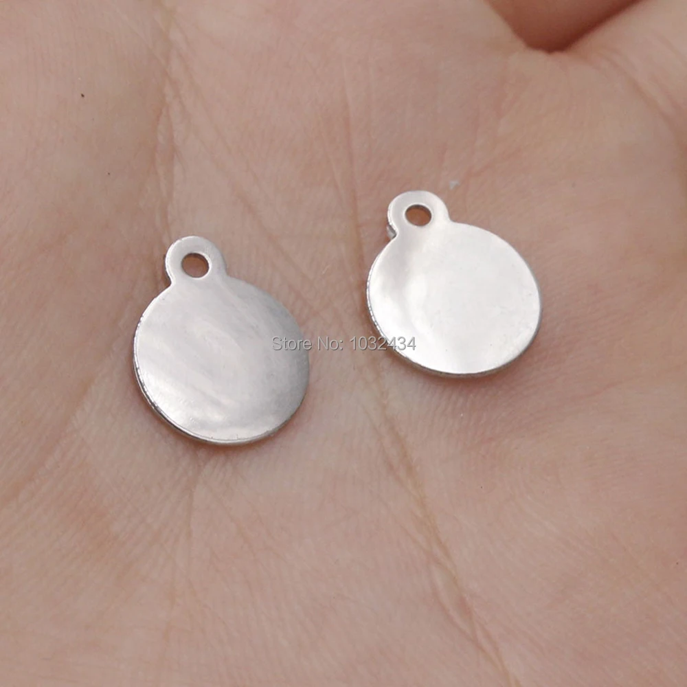 300 Pcs/lot Personality Circle Tag Jewelry Necklace Pendant Accessories Wedding Party Gift | Украшения и аксессуары