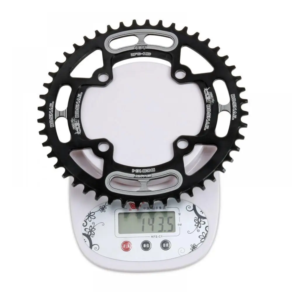 Велосипед Crank BCD104 круглый 36 T 38 40 42 44 46 48T50T Сверхлегкий 7075 T6 MTB Chainwheel велосипедная