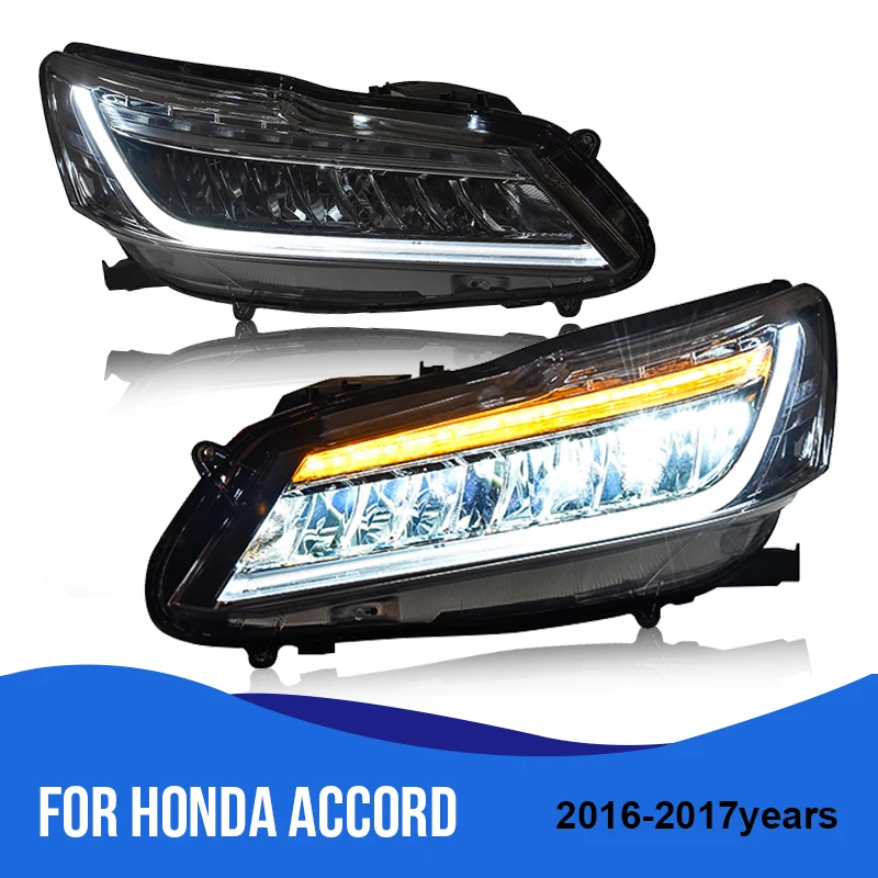ROADOT 2 шт. светодиодные фары для Honda Accord 2016 2017 ангельские глазки автомобильные