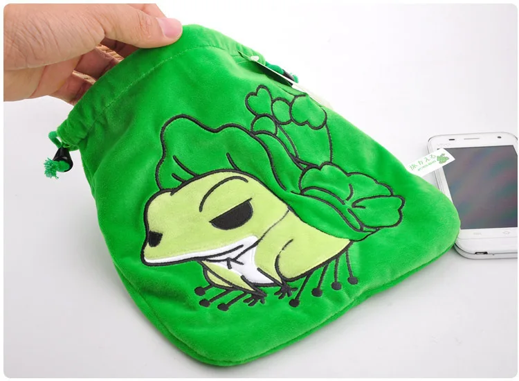 2018 новый образец путешествия лягушка Drawstring карман игрушечные лошадки плюшевые