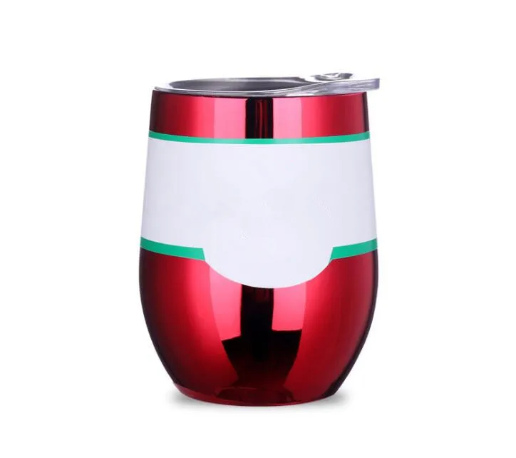20pcs fluoresce Rainbow Cups 9oz Egg mugs Wine Glass tumbler double wall stainless steel vacuum insulated | Дом и сад