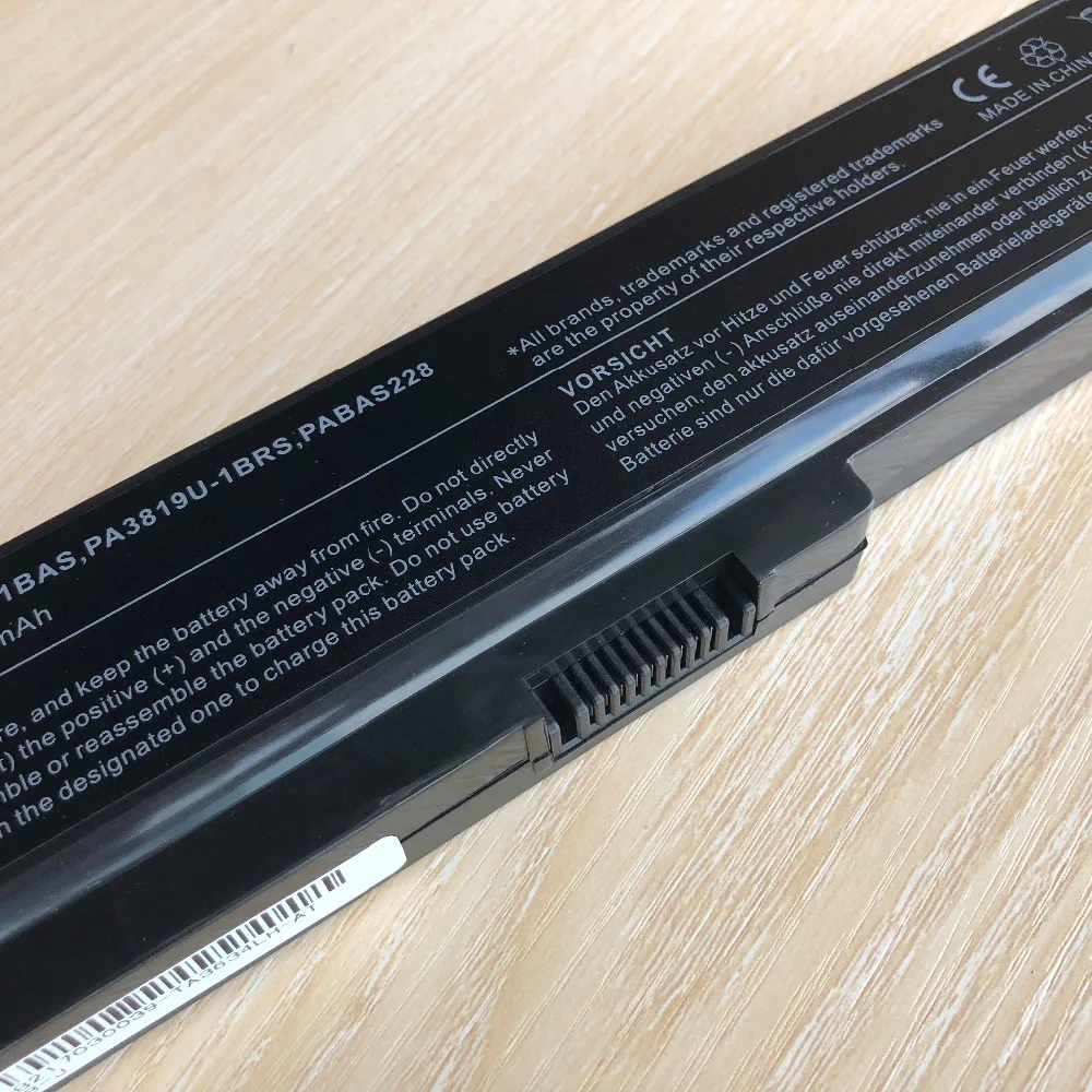 HSW ноутбук черный батарея для ноутбука Toshiba PA3817U-1BRS PA3817U-1BAS PA3818U-1BRS PA3819U-1BRS