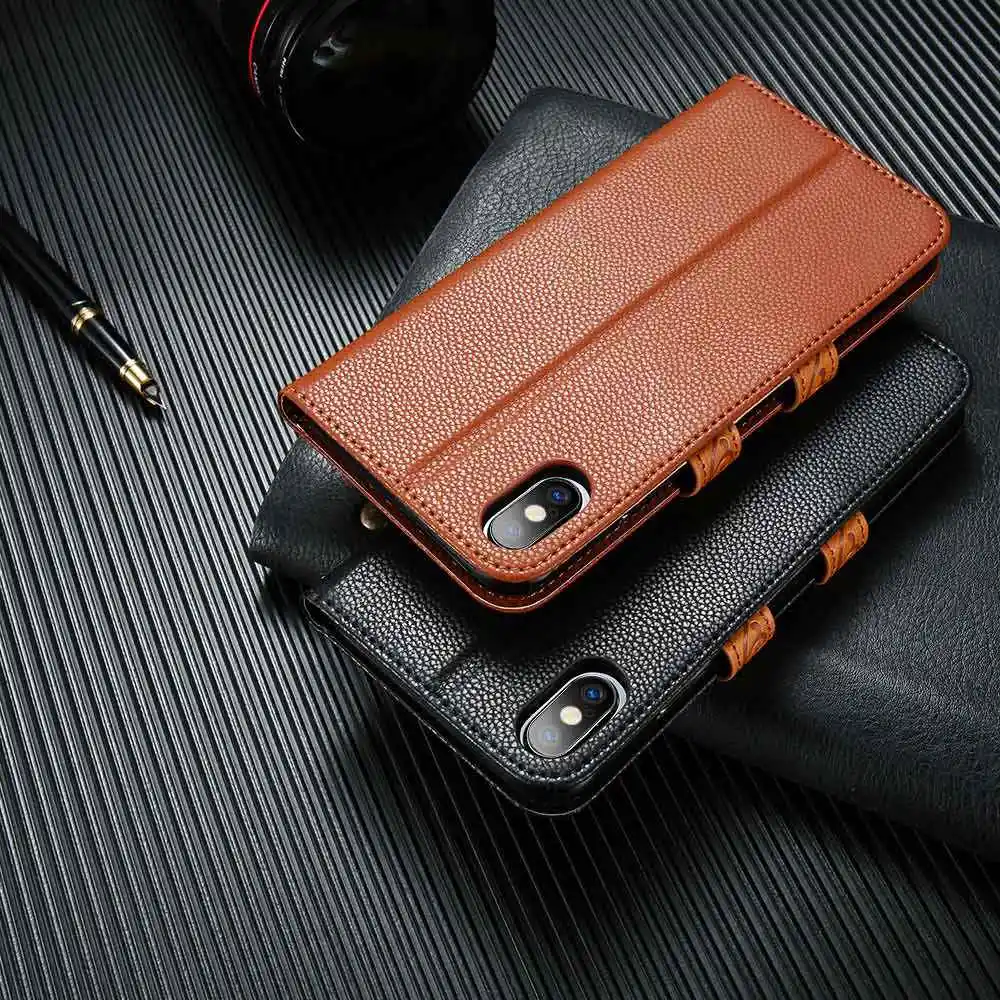 Флип Чехлы kisscase кожаный чехол для iPhone X XS 7 8 6 6s Plus 5 5S SE XR MAX чехол|Чехлы-портмоне| |