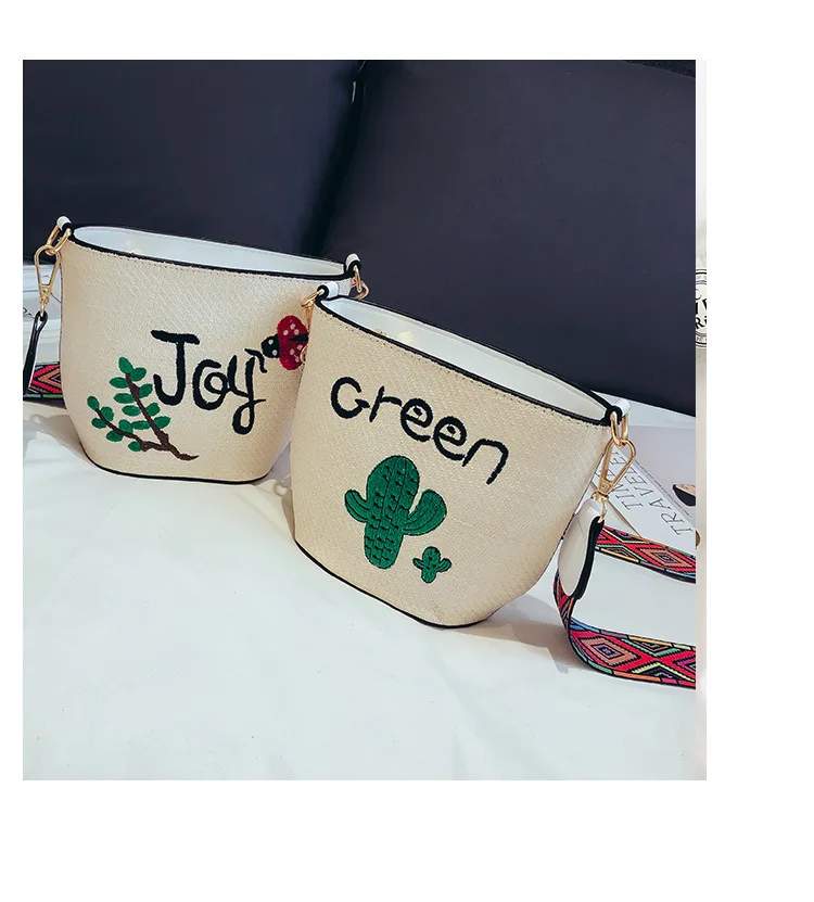 Новинка 2019 года модные соломенные пляжная сумка повседневное Tote ручной работы