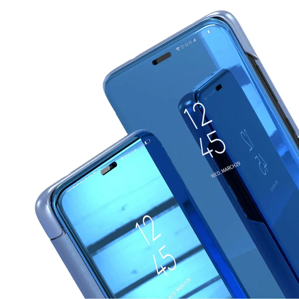 Флип чехол для Samsung S10 Lite M10 M20 A30 A70 A8S A6S A9S зеркальные Чехлы Galaxy S10E A50 A20|Бамперы| |