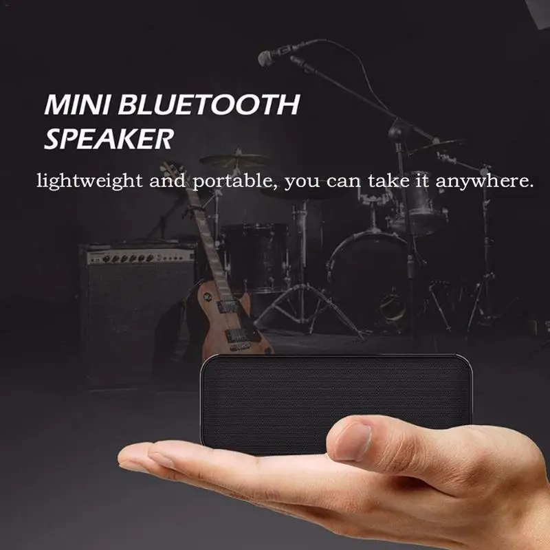 Портативный динамик открытый ультра тонкий беспроводной Bluetooth 4 2 плеер 3D супер
